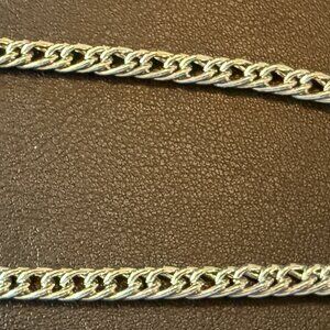 Pocket Watch Chain Single Curb Albert with Traditional T-Bar and Swivel Clasp